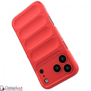 Magic Shield guminis dėklas su kameros apsauga - raudonas (Apple Iphone 17 Pro/Iphone 18 Pro) Magic Shield guminis dėklas su kameros apsauga - raudonas (Apple Iphone 17 Pro/Iphone 18 Pro)
